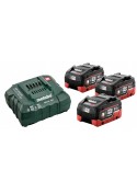 18V akumuliatorių rinkinys 3 x 5.5 Ah LiHD  kroviklis, Metabo