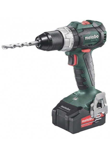 Akumuliatorinis suktuvas/gręžtuvas BS 18 LT BL 2 x 4,0 Ah, Metabo